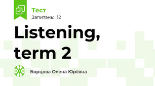 Listening, term 2