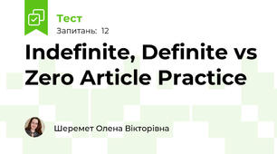 Indefinite, Definite vs Zero Article Practice