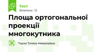 Площа ортогональної проекції многокутника