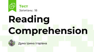 Reading  Comprehension