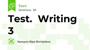 Test.  Writing 3 
