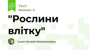  "Рослини влітку"