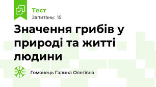 Значення грибів у природі та житті людини