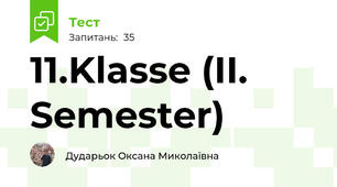 11.Klasse (II. Semester)
