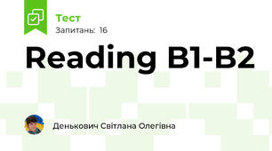 Reading B1-B2