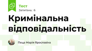 Кримінальна відповідальність 