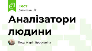 Аналізатори людини 