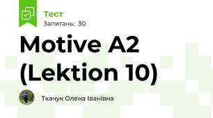 Motive A2 (Lektion 10)