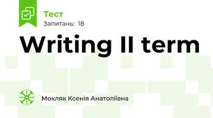 Writing II term