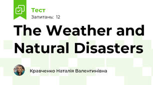 The Weather and Natural Disasters