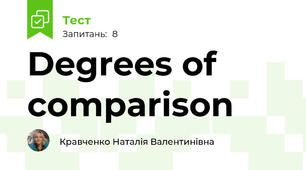 Degrees of comparison