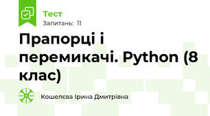 Прапорці і перемикачі. Python (8 клас)
