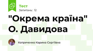 "Окрема країна" О. Давидова