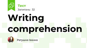Writing comprehension