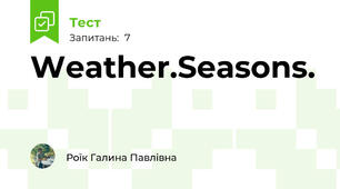 Weather.Seasons.
