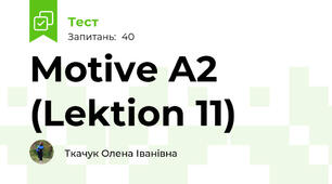 Motive A2 (Lektion 11)