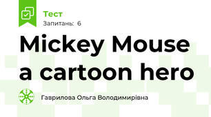 Mickey Mouse a cartoon hero