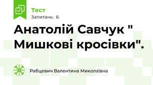Анатолій Савчук " Мишкові кросівки".