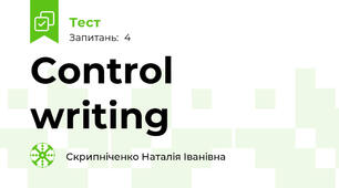 Control writing