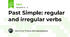 Past Simple: regular and irregular verbs
