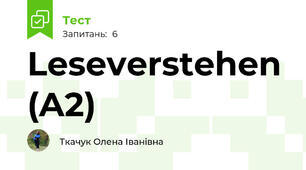 Leseverstehen (A2)