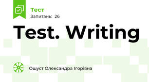 Test. Writing
