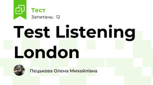 Test Listening London