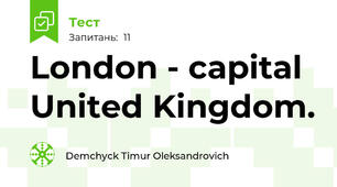 London - capital United Kingdom.