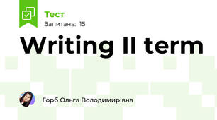 Writing II term