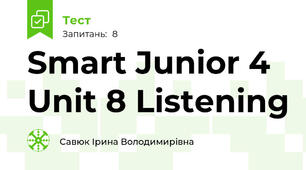 Smart Junior 4 Unit 8 Listening