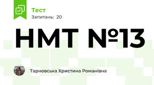 НМТ №13