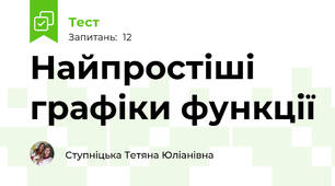 Найпростіші графіки функції