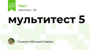 мультитест 5