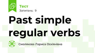 Past simple regular verbs