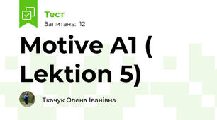Motive A1 ( Lektion 5)