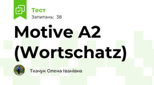 Motive A2 (Wortschatz)