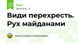Види перехресть. Рух майданами