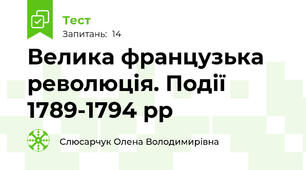 Велика французька революція. Події 1789-1794 рр