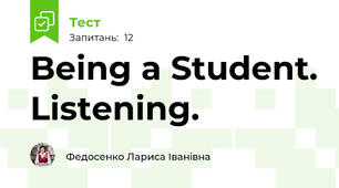 Being a Student. Listening.
