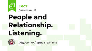 People and Relationship. Listening.