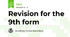 Revision for the 9th form