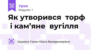 Як утворився  торф  і кам’яне  вугілля