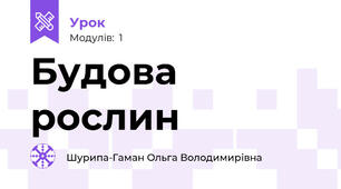 Будова рослин