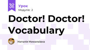 Doctor! Doctor! Vocabulary