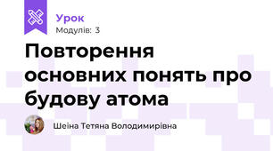 Повторення основних понять про будову атома