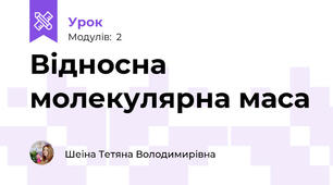 Відносна молекулярна маса 
