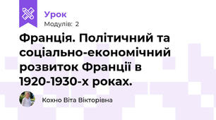 Франція. Політичний та соціально-економічний розвиток Франції в 1920-1930-х роках.