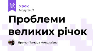 Проблеми великих річок