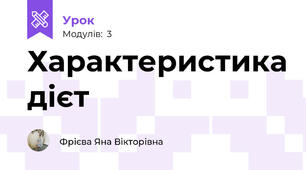 Характеристика дієт