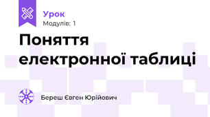 Поняття електронної таблиці
